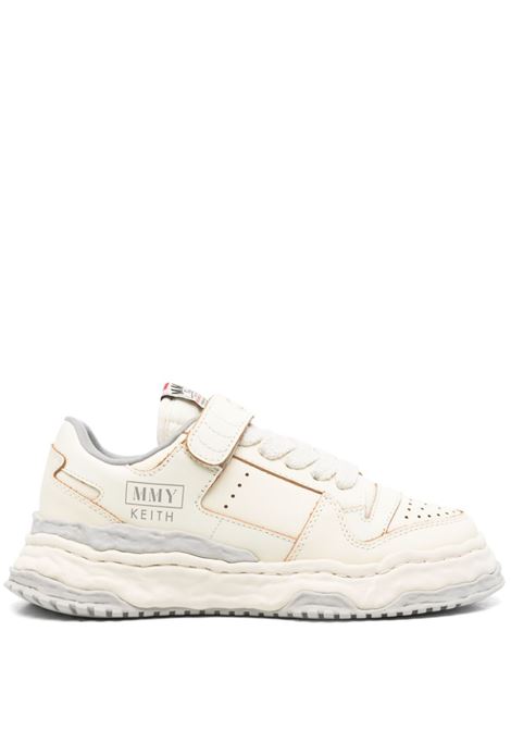 sneakers keith uomo nere e bianche in pelle MAISON MIHARA YASUHIRO | A13FW702WHITE